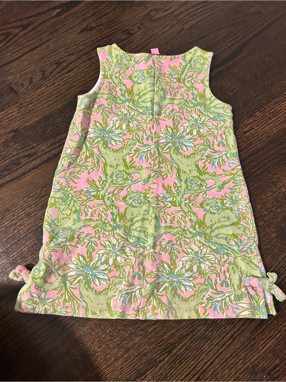 Lilly Pulitzer Pink & Green Floral Sleeveless Nightgown
